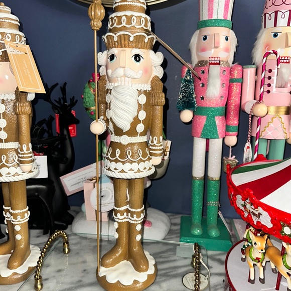 Holiday gingerbread nutcracker 20” - Picture 3 of 3